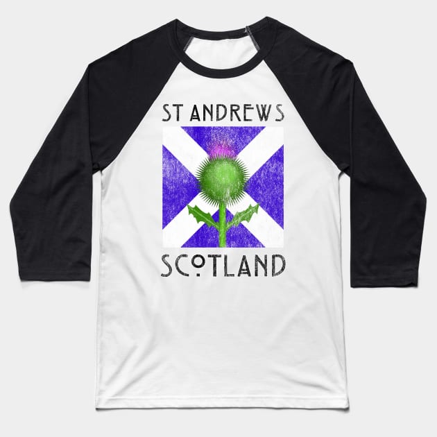 St Andrews Scotland Baseball T-Shirt by Anv2